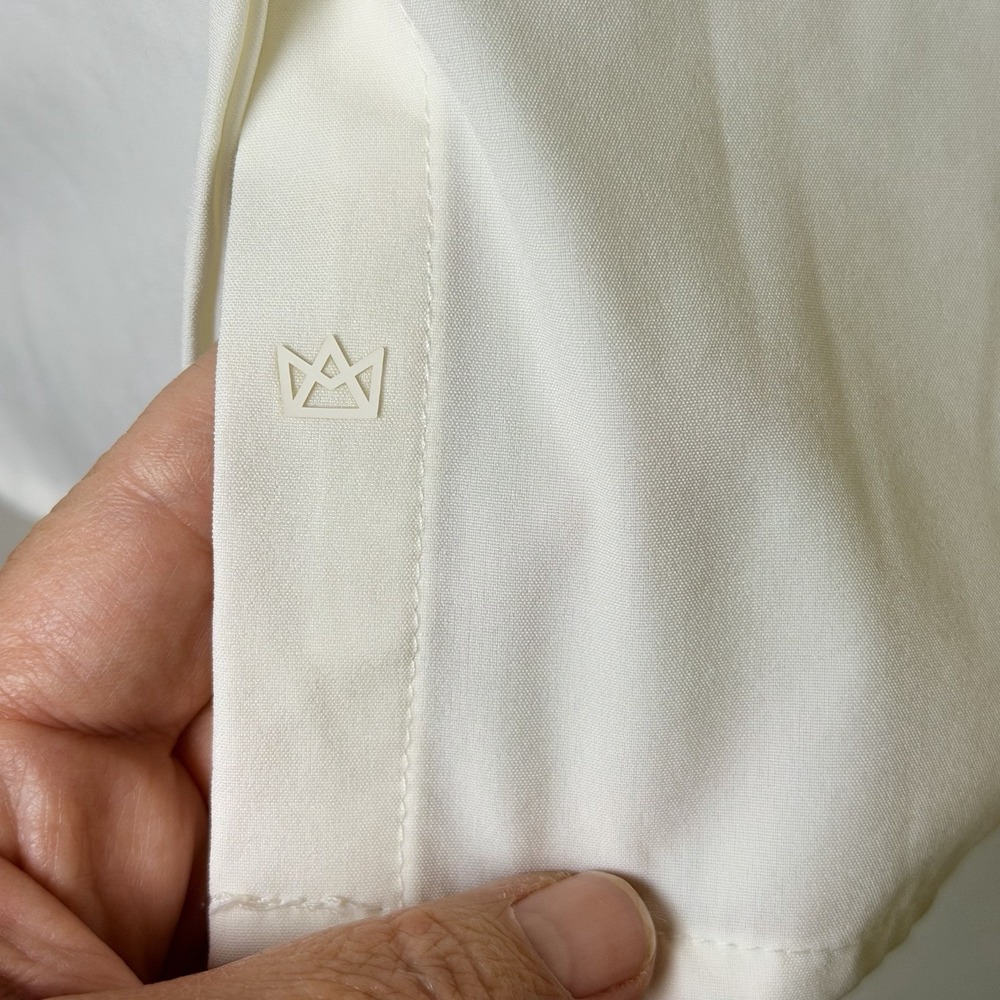 Modern Ambition Women's Travel Shirt White Large Button Down Cool - Picture 8 of 11